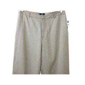 Gap Womens Beige Dress Pants Size 14 Classic Fit Lightweight Fabric